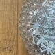 Small vintage wall lamp in antique glass ceiling light diameter 19 cm