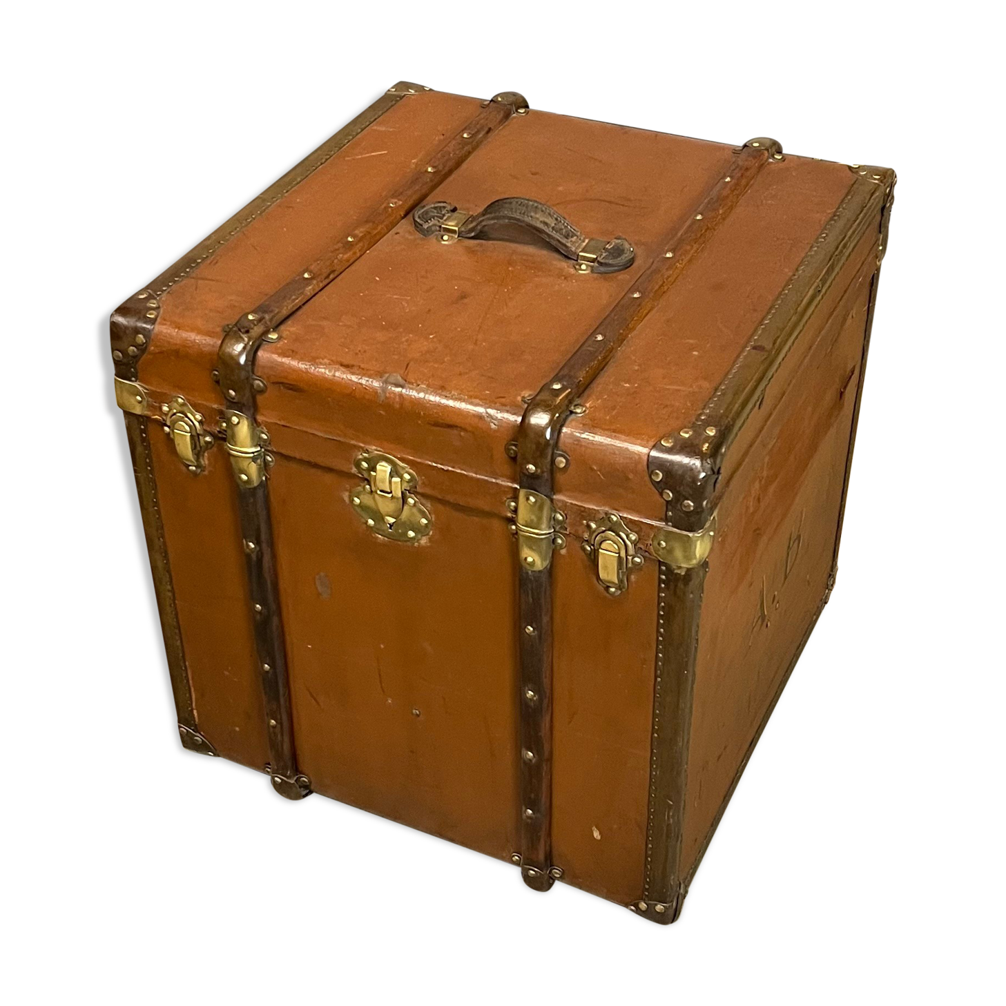 Old travel trunk