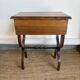 Charles X work table in rosewood veneer.