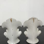 Pair of porcelain wedding vases XIXth