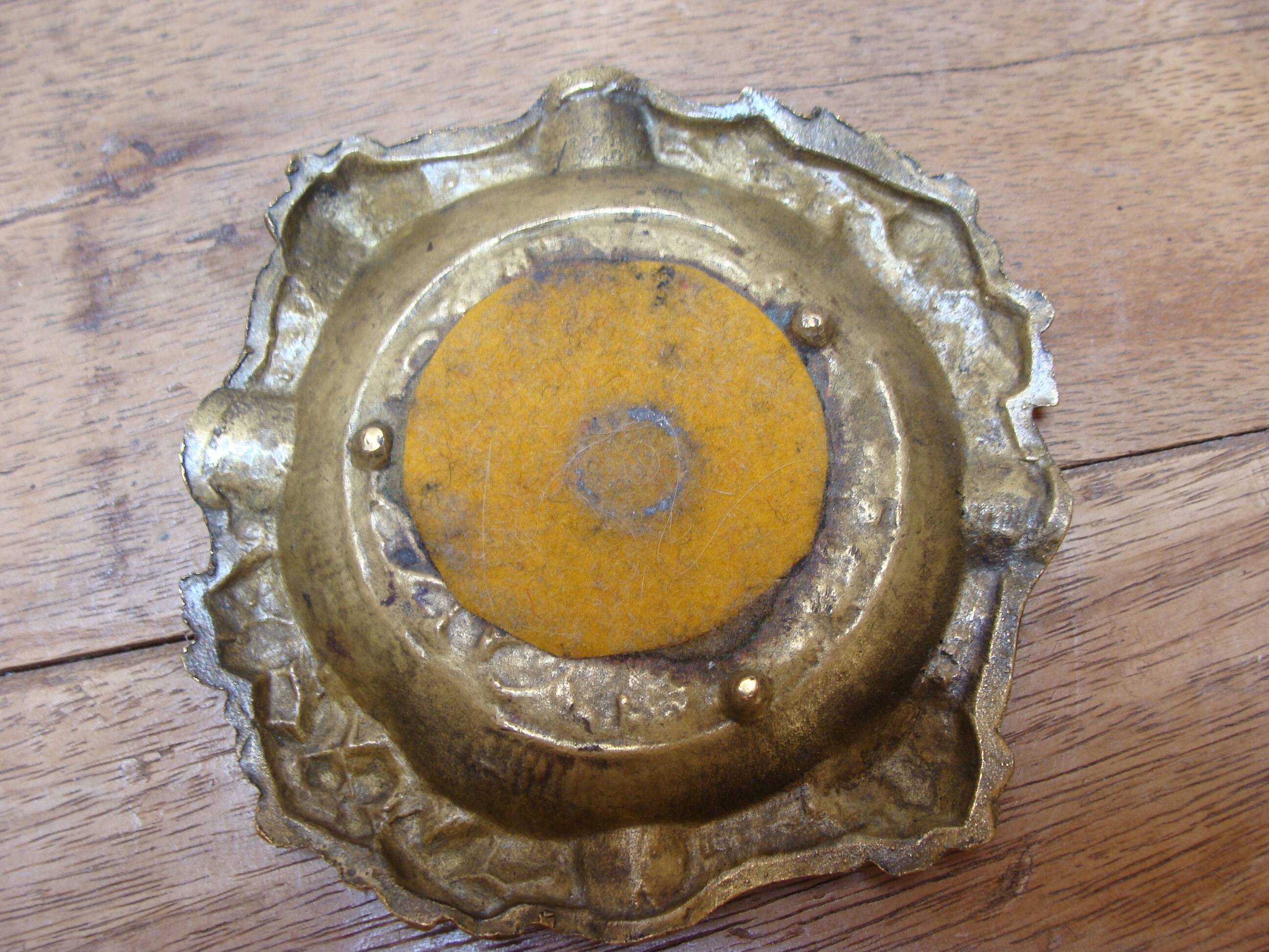 Empire bronze ashtray