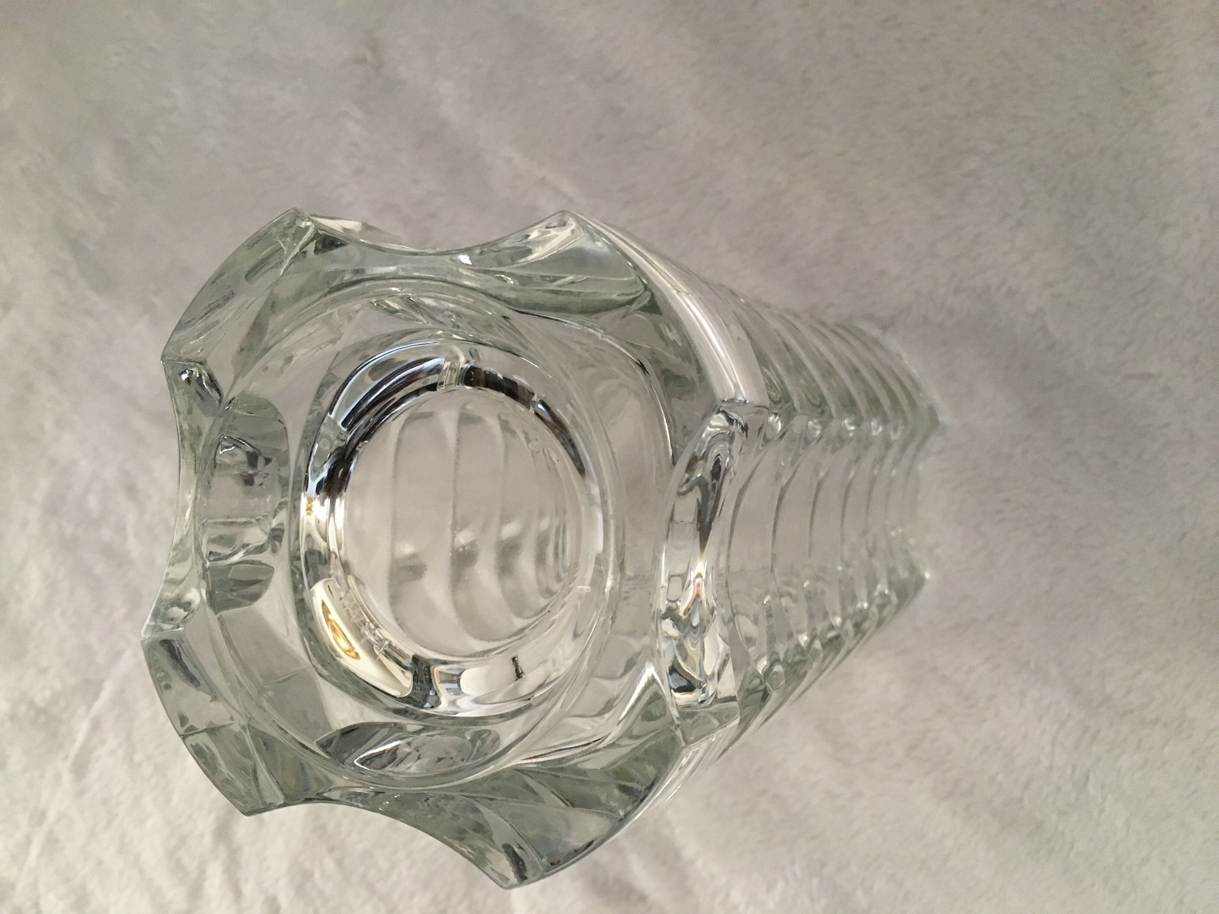 Old glass vase mold