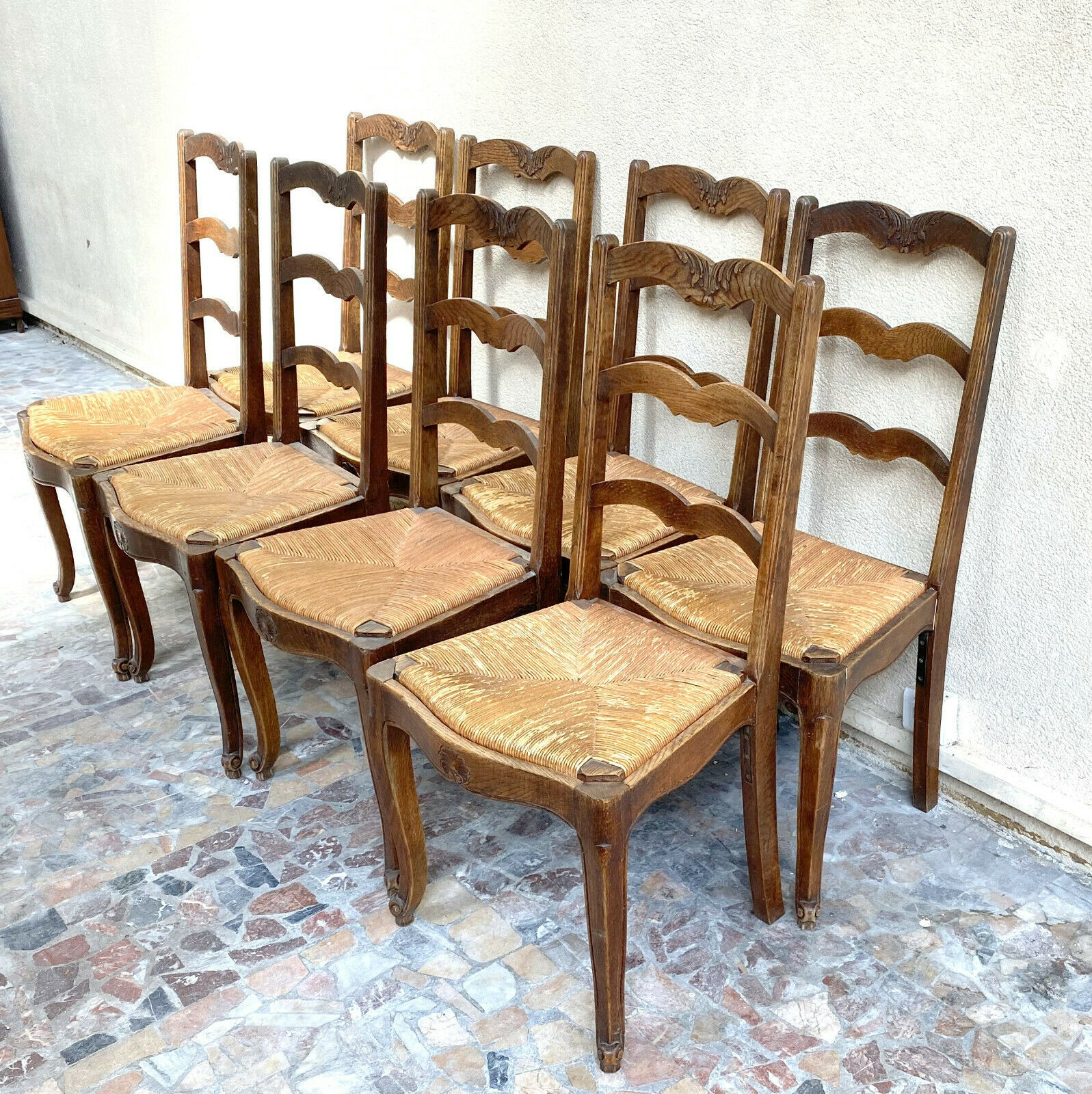 straw bottom chairs