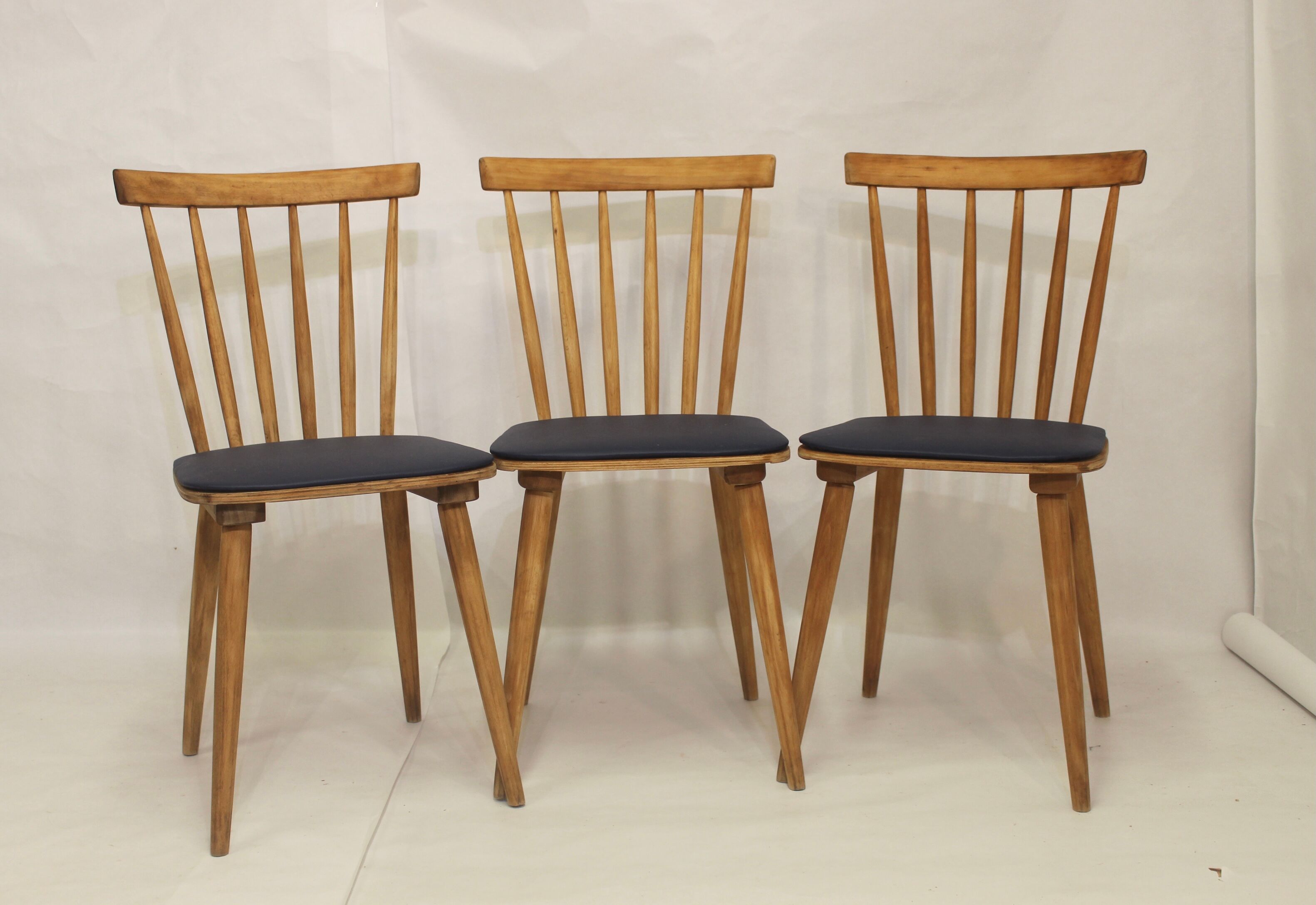Lot de 6 chaises scandinave 1960