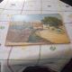 Oil on wood village on the Kermorvan peninsula, Morbihan
