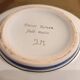 Earthenware candy dish with hand-decorated surfaces