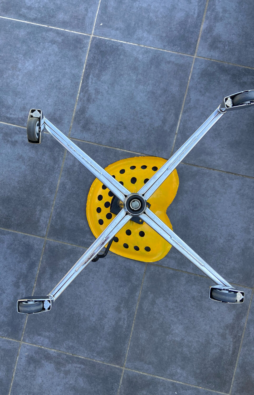 Antique industrial stool