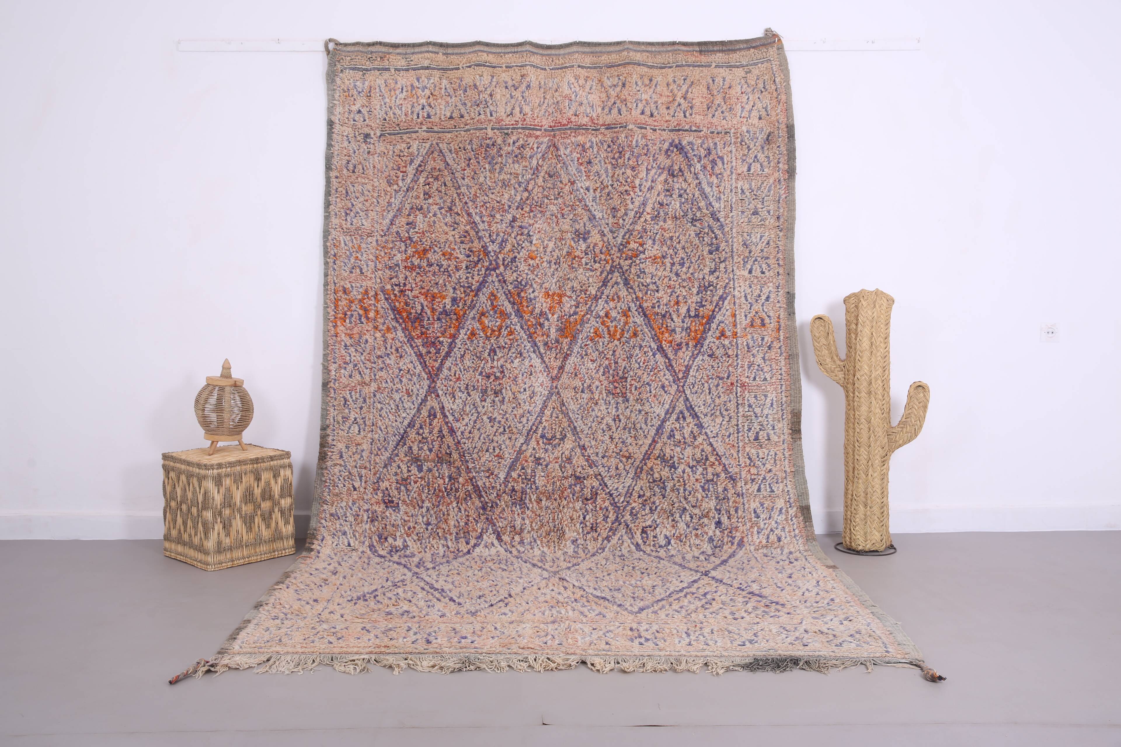 Vintage Moroccan Rug 199 x 327 cm - Moroccan rug - Berber Rug Handmade