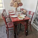 Wooden bistro table