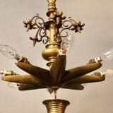 Lustre de synagogue en bronze, XIXème