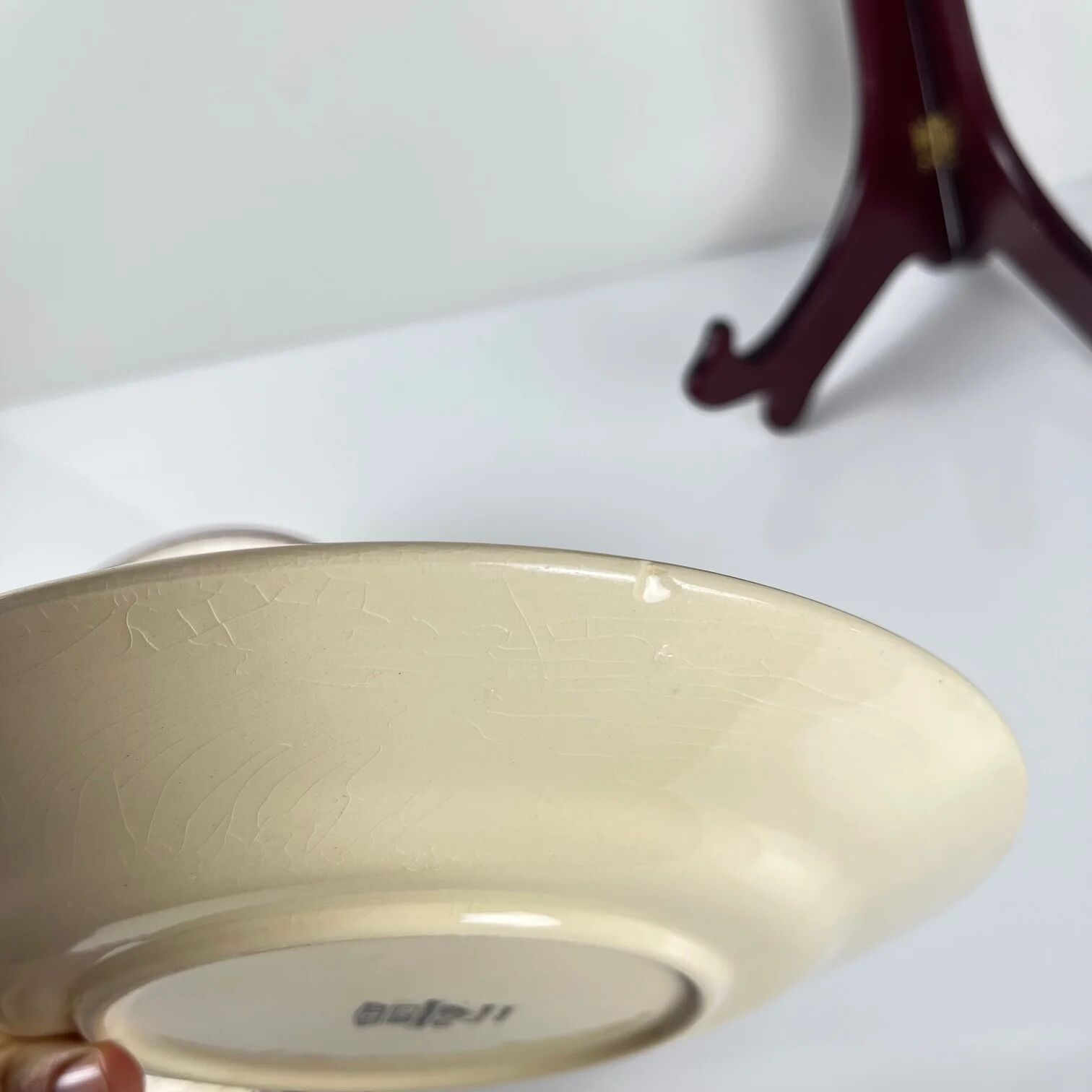 Set of 6 flat plates Longchamp model "Colmar"