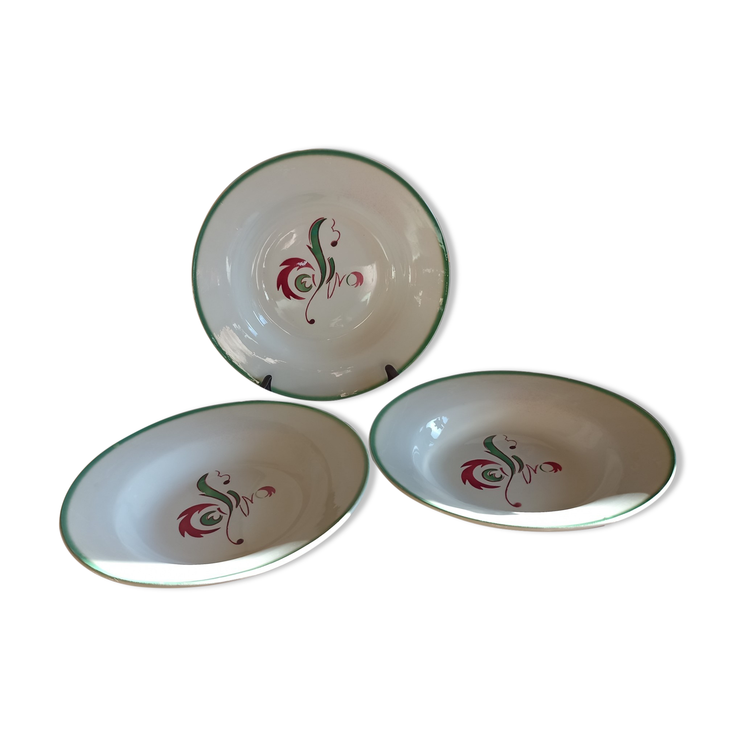 3 hollow plates Digoin - Casino