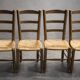 6 brutalist chairs by Georges Robert, 1960
