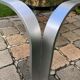 Vintage coffee table square smoked glass 1960s-1970s