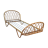 Basket bed a rattan place around 1960