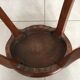 Oval side table