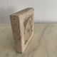 Square ashtray rough stone