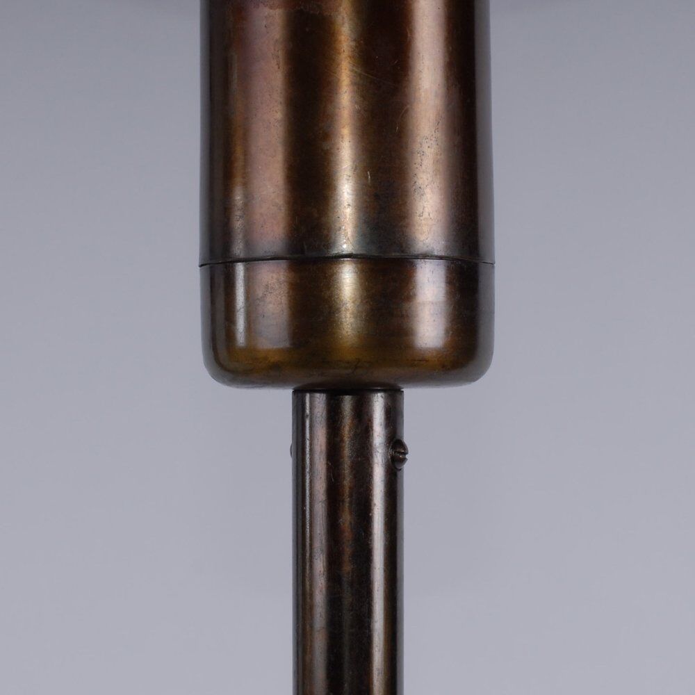 Swedish art deco floor lamp 1930s bronze patinated brass