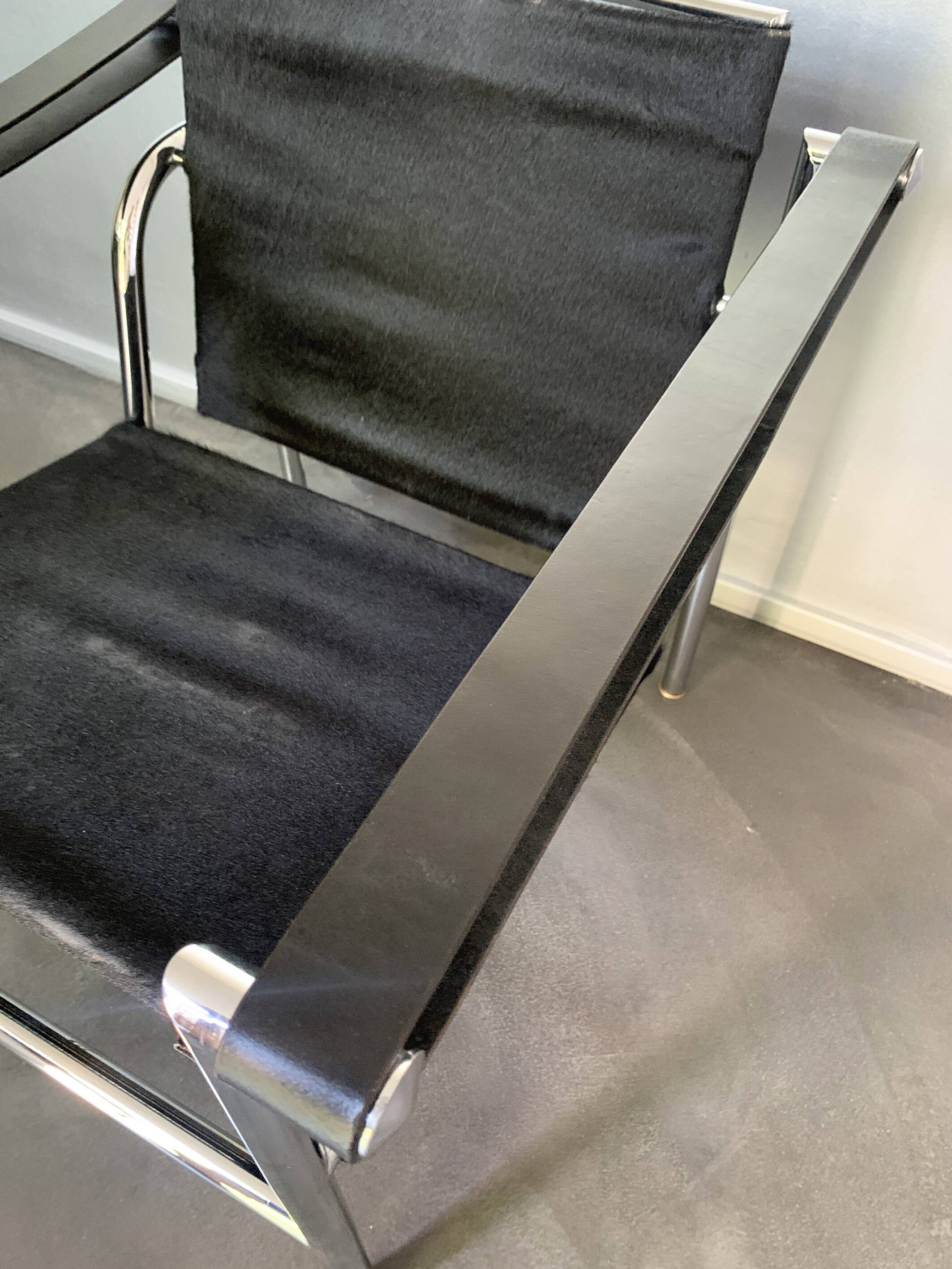 Vintage LC1 Cassina armchair Le Corbusier Charlotte Perriand 1960-70