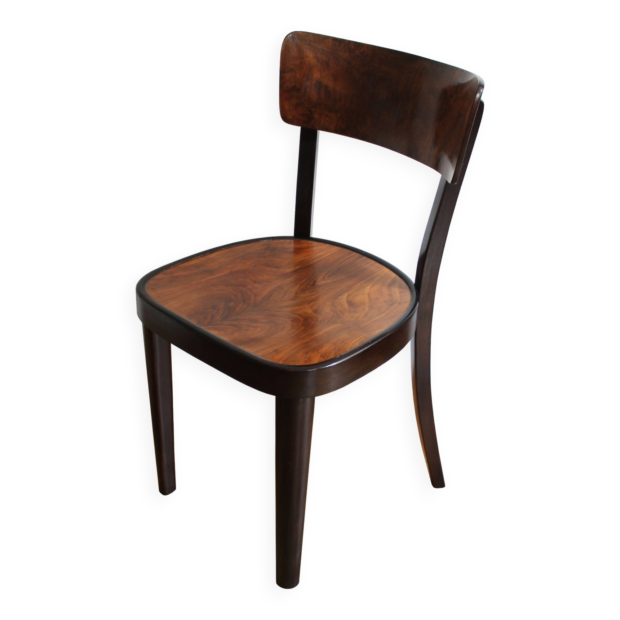Chaise de salle à manger des années 1930 Modèle A 524 3/4 par Thonet