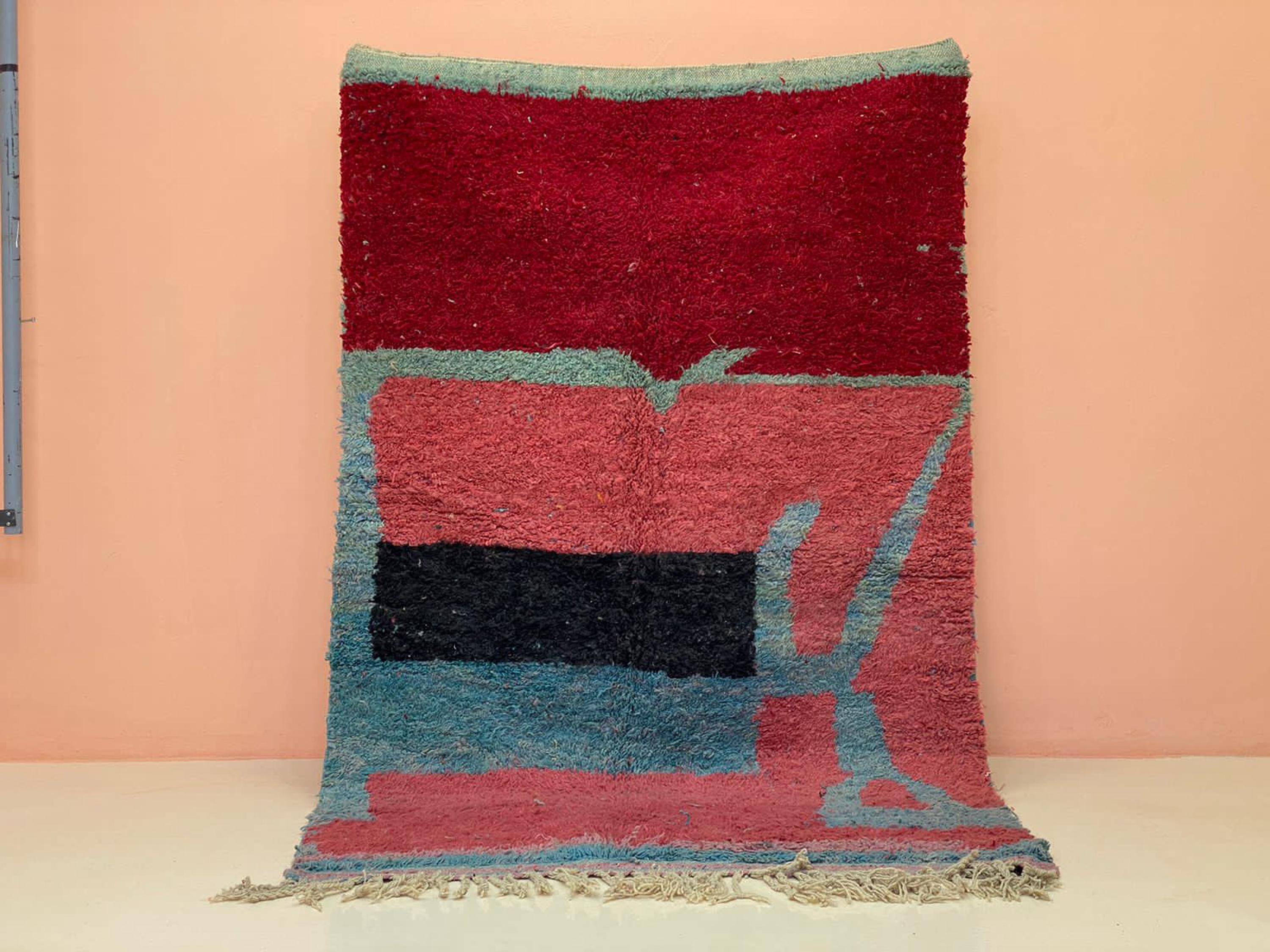 Natural handmade Berber rug 3x2 m