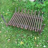 Old fireplace log holder