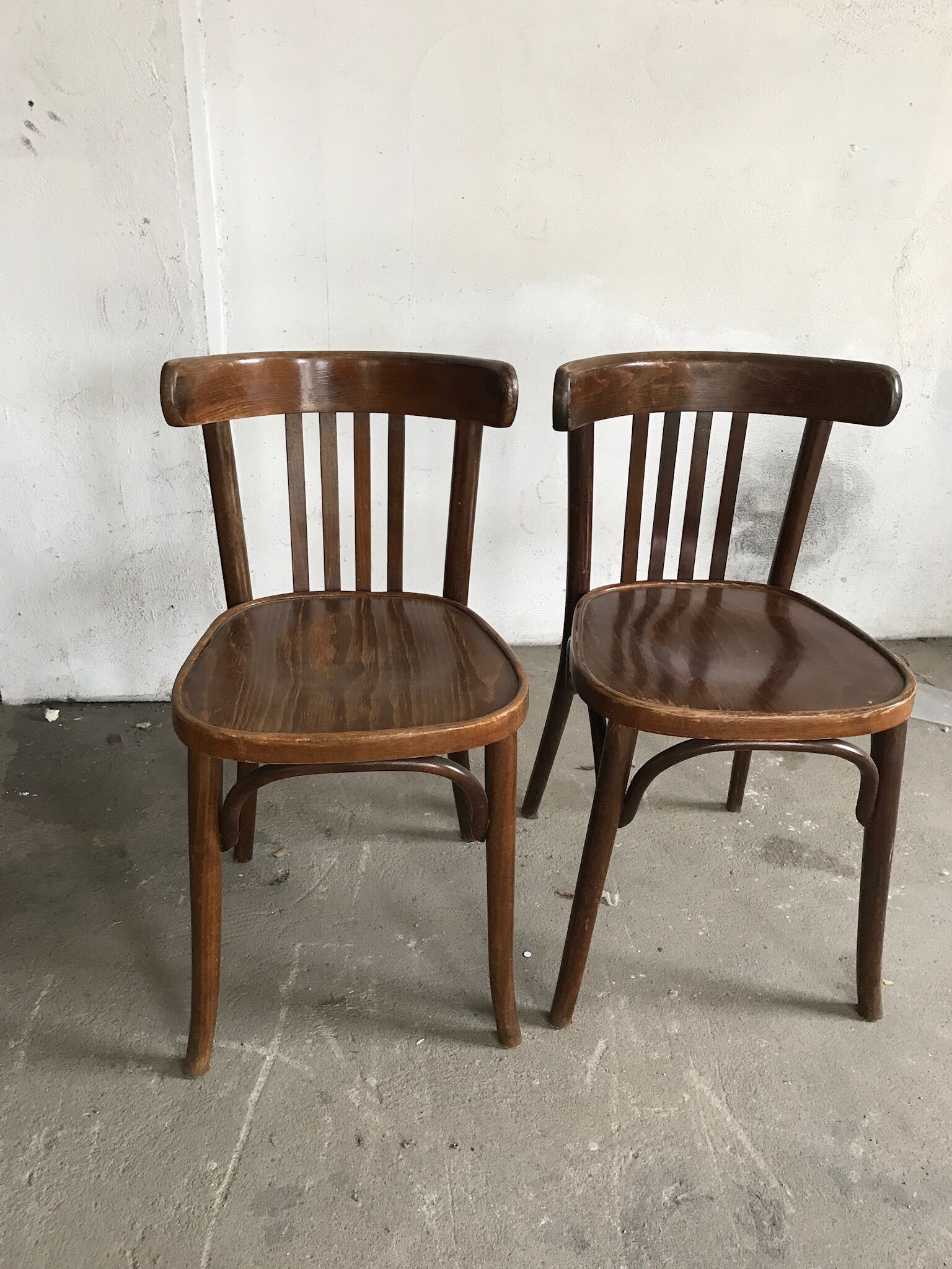 Paire de chaises bistrot Baumann