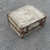 Former 1930 travel trunk neverbreak box riveted