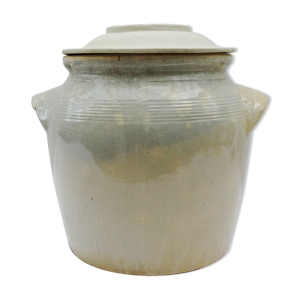 Pot à confit beige bleuté