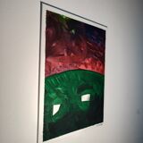 Signed abstract painting