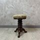 Walnut piano stool