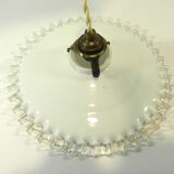 "Rise and fall" suspension in opaline and porcelain