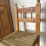 Chaise sculptée début XXe