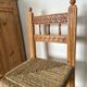 Chaise sculptée début XXe