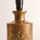 Gold Glazed Ceramic Table Lamp by Bitossi for Bergboms, 1970's