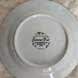 Set of 4 porcelain plates