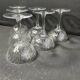 6 coupes à champagne Baccarat service Paris