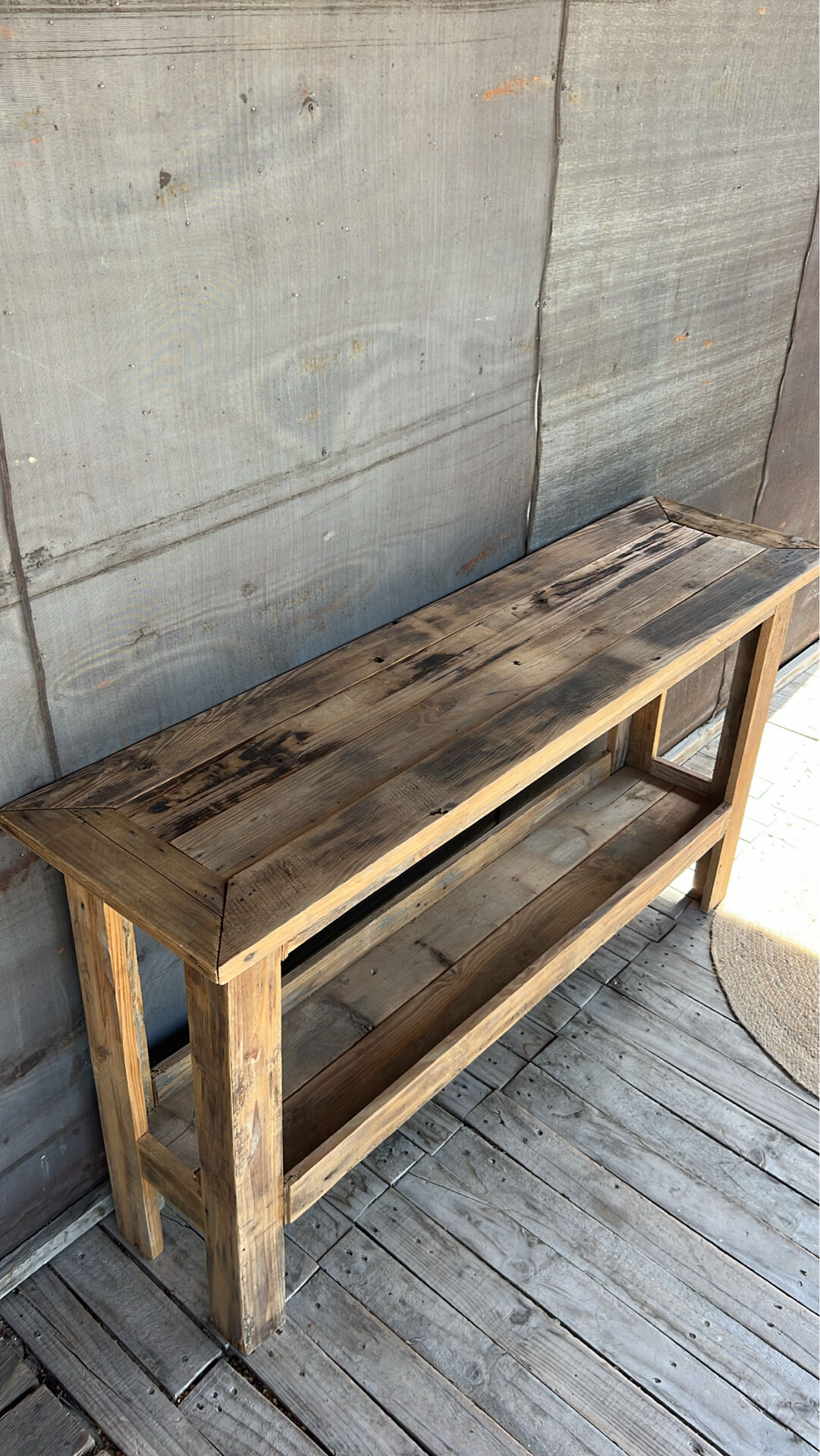 Ancienne console d’atelier