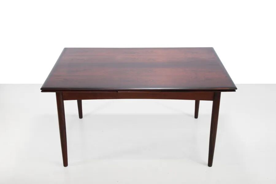 Rosewood Danish design extendable dining table, 1960's