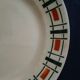 Plat rond  en faïence de Badonviller modèle Quiberon  diam 28 cm