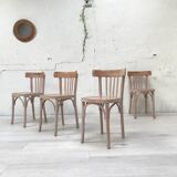Suite of six bistro chairs