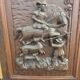 Carved oak solid wood door
