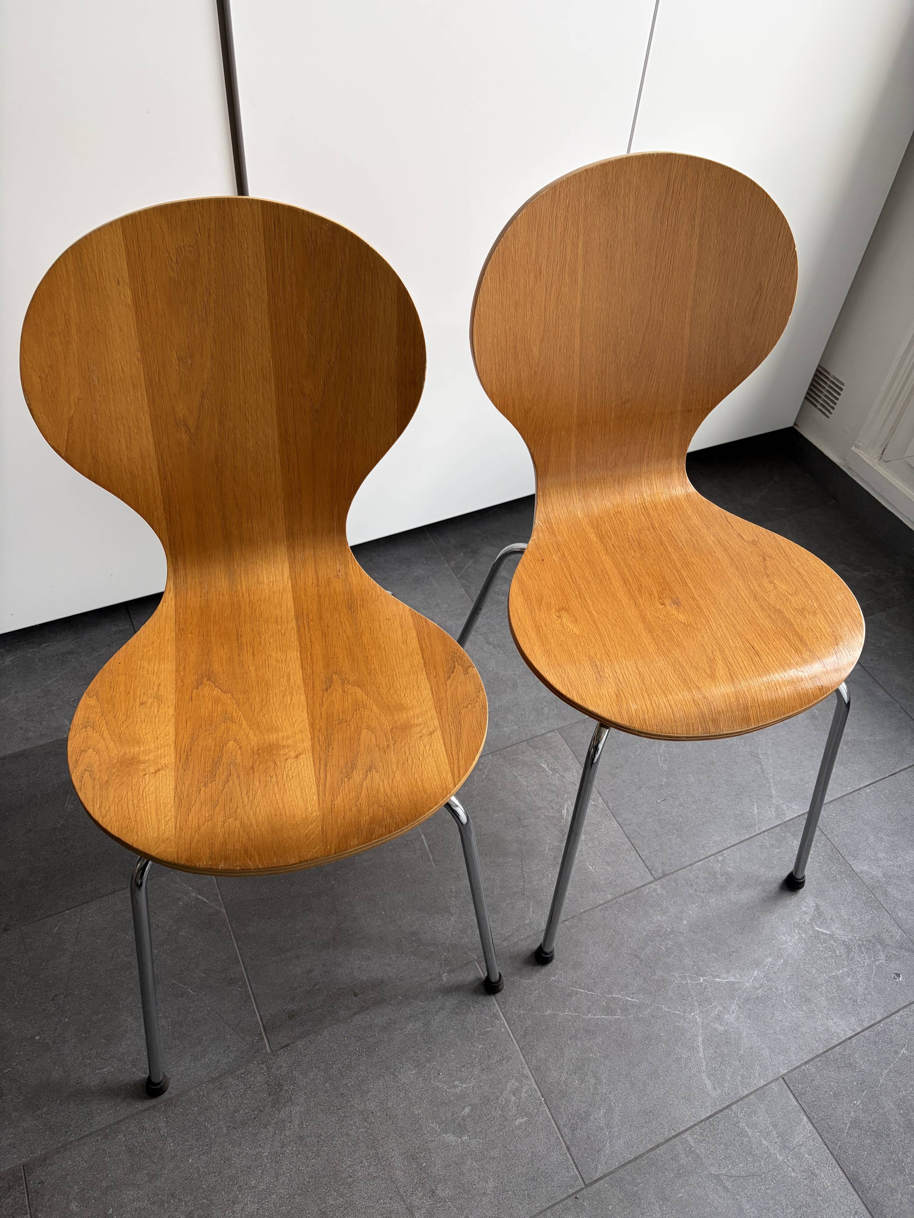 Set of 2 Rondo Chairs by Erik Jorgensen