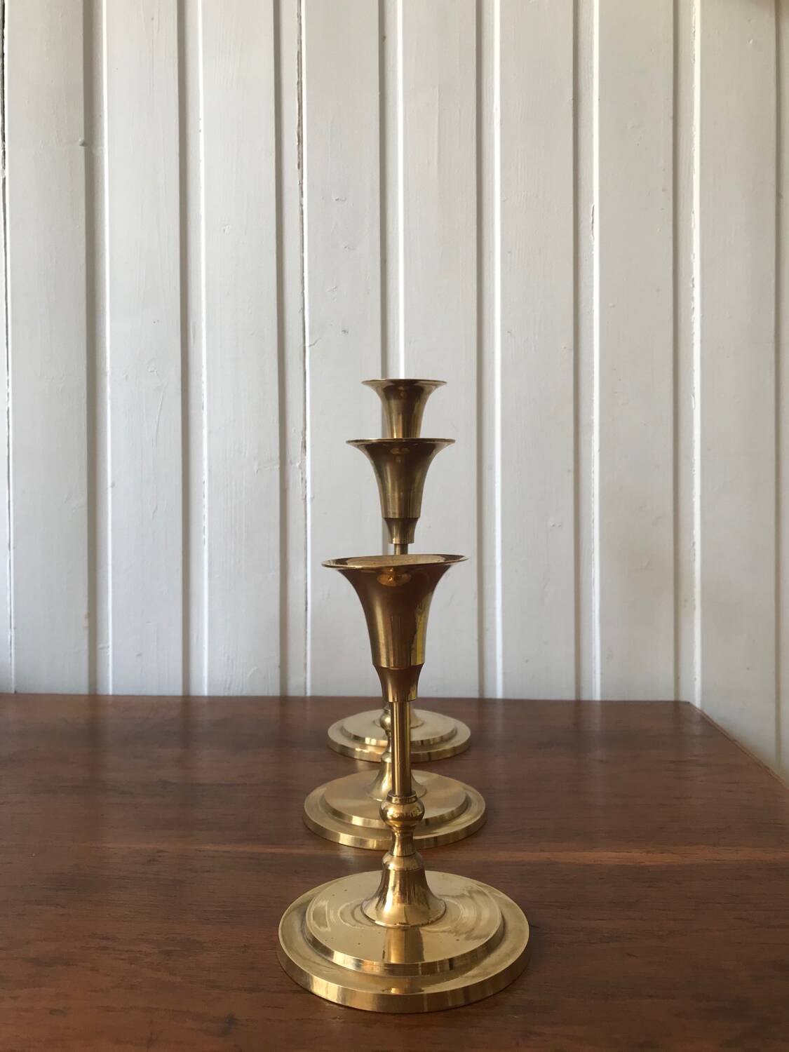 Trio of candle holders