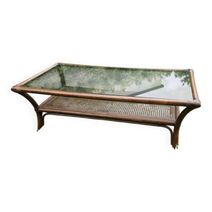 Table basse en bambou