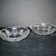 Saint-Louis set of 2 cut crystal bowls 4147 model Massenet signed