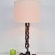 Brutalist Chain Table Lamp attributed to Franz West, 1980s