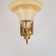 Art Nouveau Regency Brass Wall Lamps by Bejorama Lighting, Spain, 1970s, Set of 2