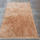 Beige berber carpet in wool 122x182 cm