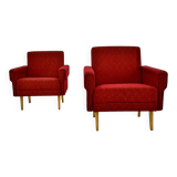 Paire de fauteuils des années 1950, Tchécoslovaquie